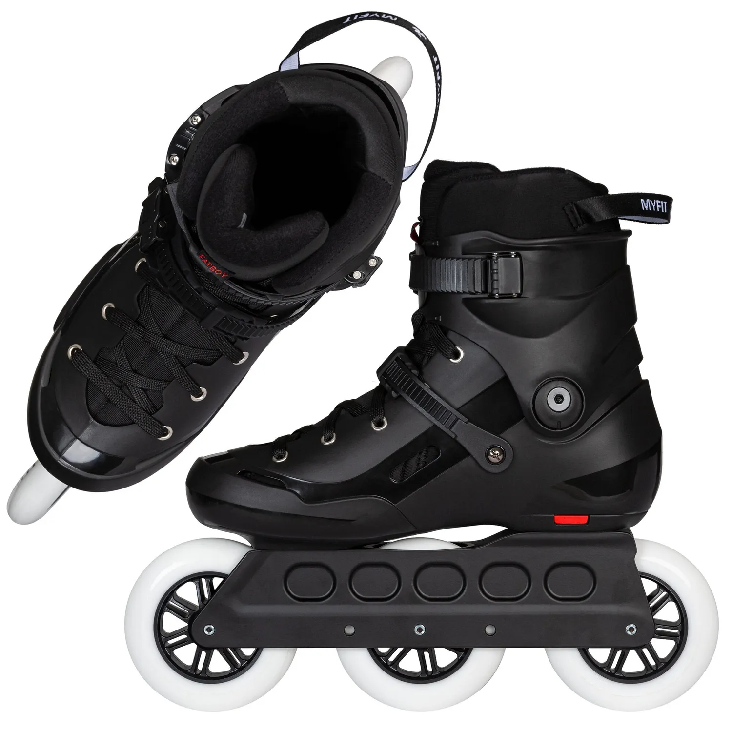 Powerslide Storm Black 110 rulleskøjter 3x110 sort