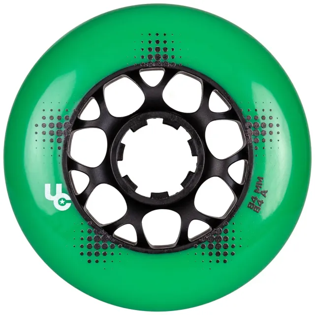 Undercover Team Pro 84mm hjul grøn 4-pak 84A