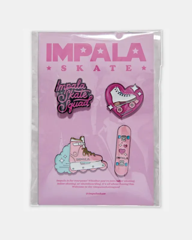 Impala Enamel Pin pins assorted 4-pak