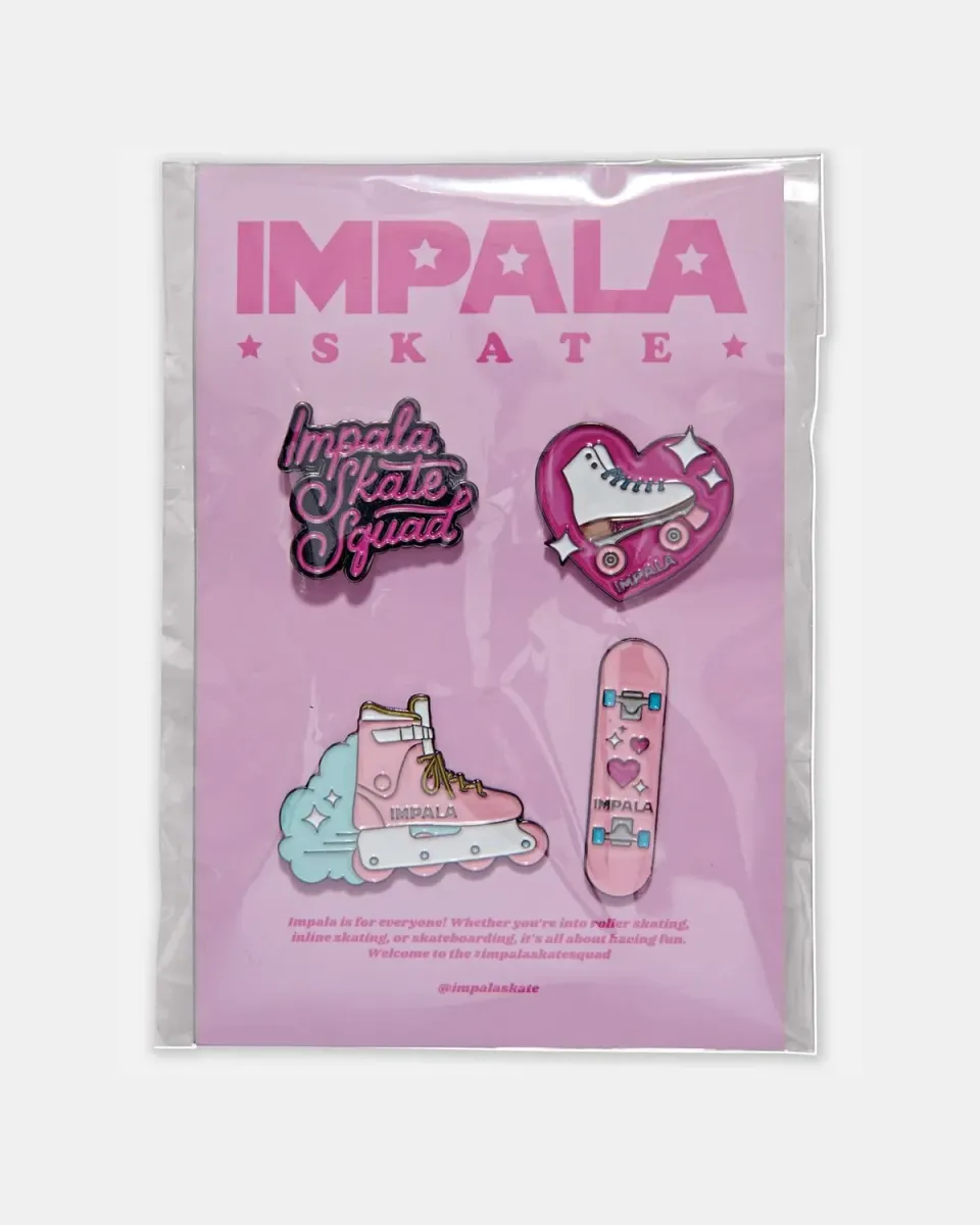 Impala Enamel Pin pins assorted 4-pak