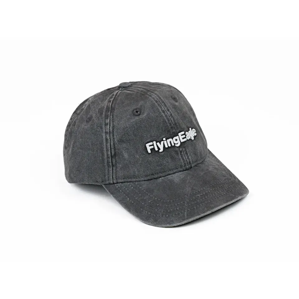 Flying Eagle Classic Caps kasket Black Denim bomuld