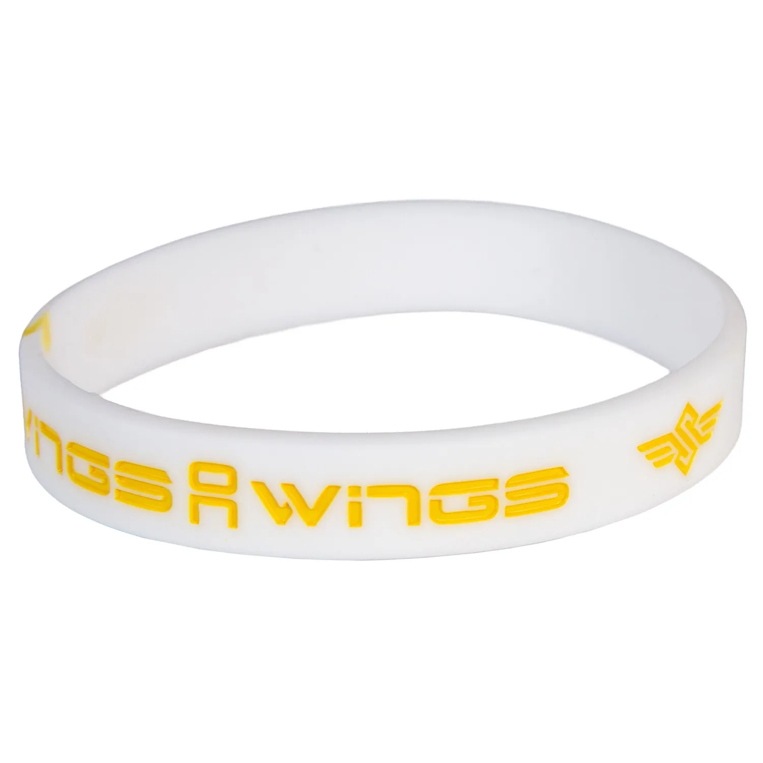 Swings Bracelet armbånd hvid silikone racing