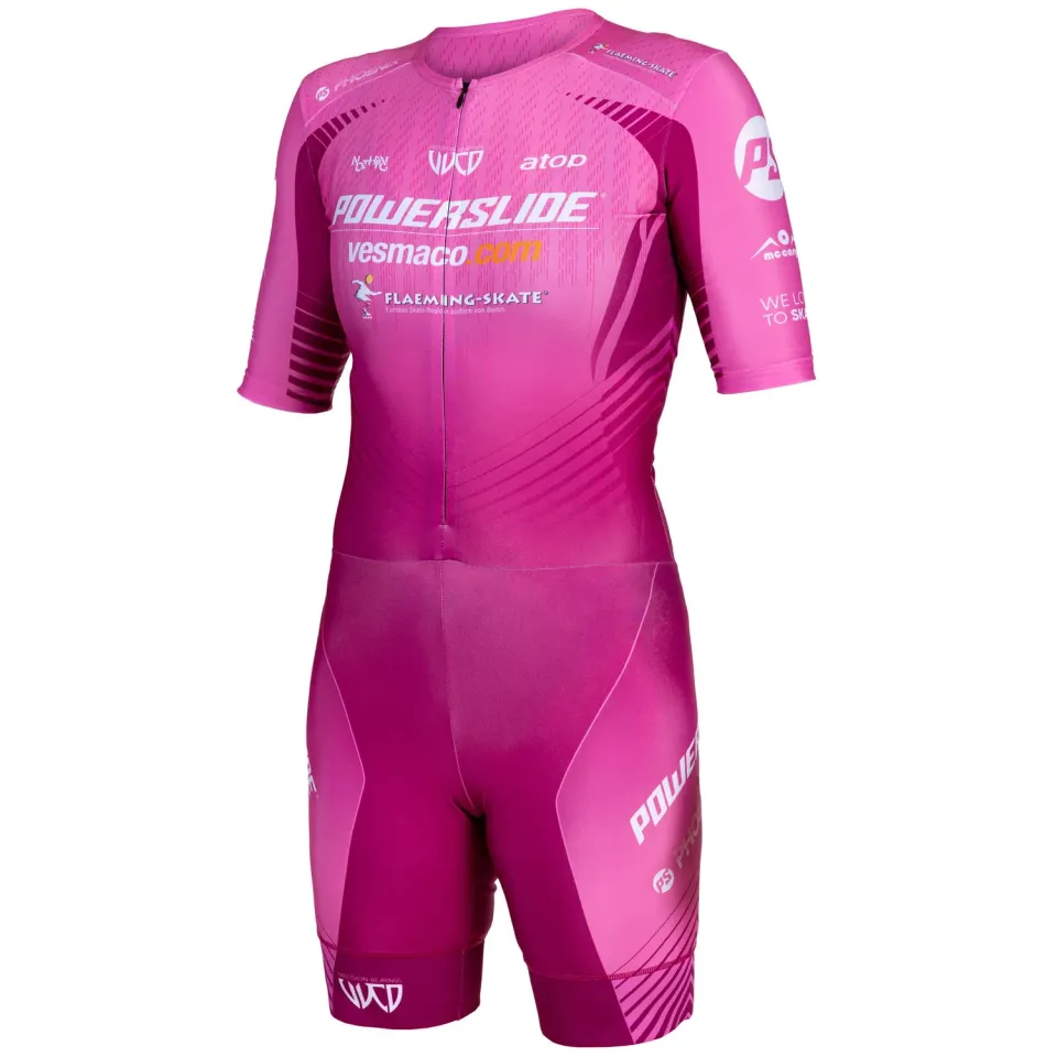 Powerslide Racing Suit Jr speeddragt pink til børn
