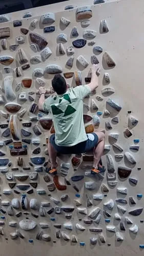 Nature Climbing Horizon t-shirt canary green økologisk bomuld