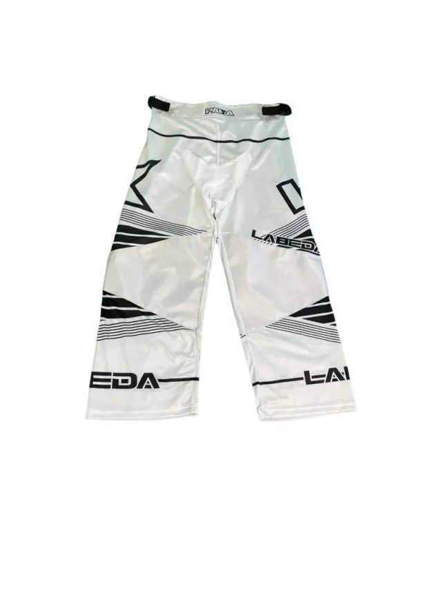 Labeda Pama 7.2 JR hockeybukser hvid/sort str JR