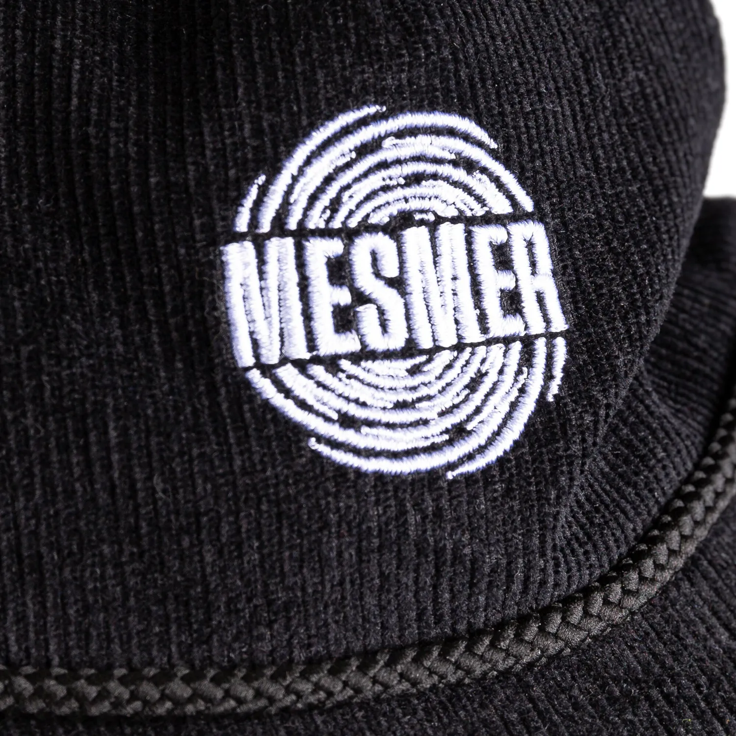 Mesmer Spiral Cap kasket sort økologisk