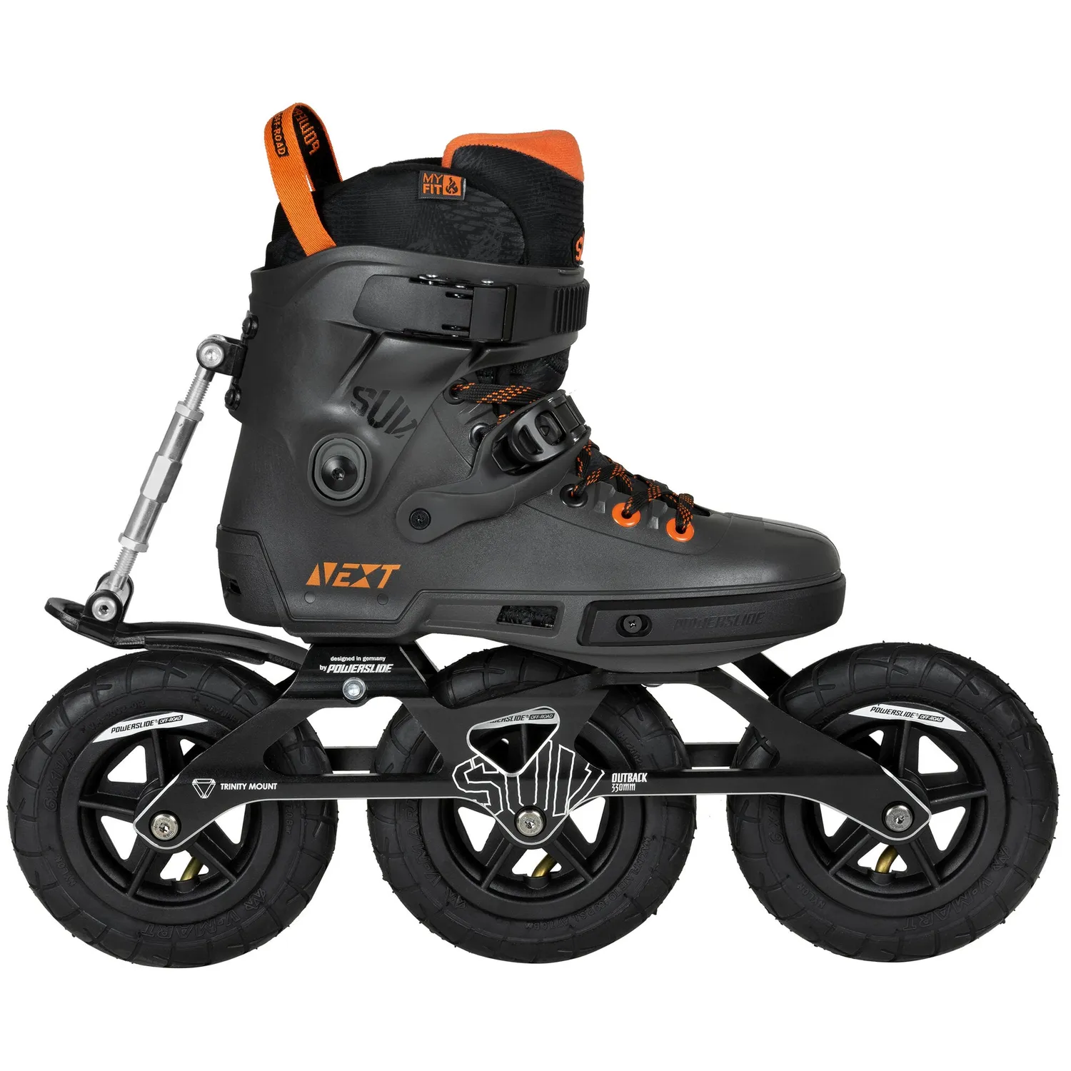 Powerslide Universal Cuff Brake SUV bremse sort alu/stål