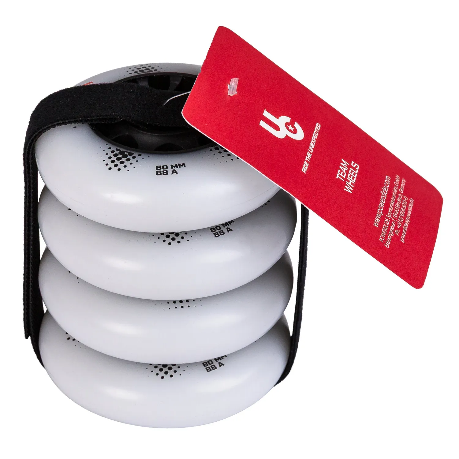 Undercover Team Pro 80 88A hjul hvide 4-pak