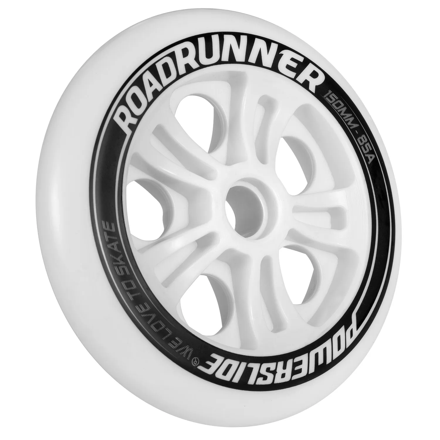 Powerslide Roadrunner 150mm PU-hjul hvid asfalt