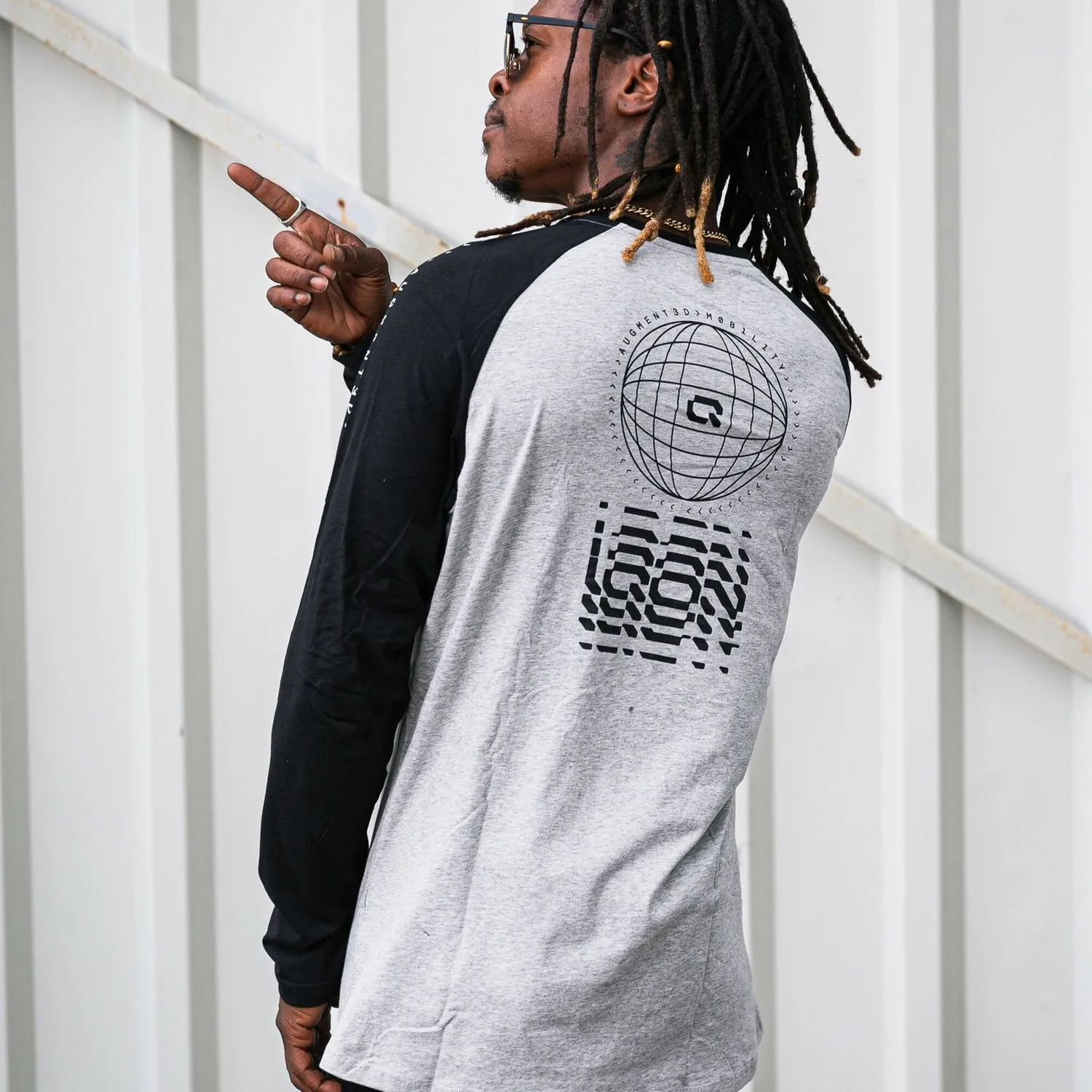 IQON Explore Longsleeve World langærmet trøje sort M