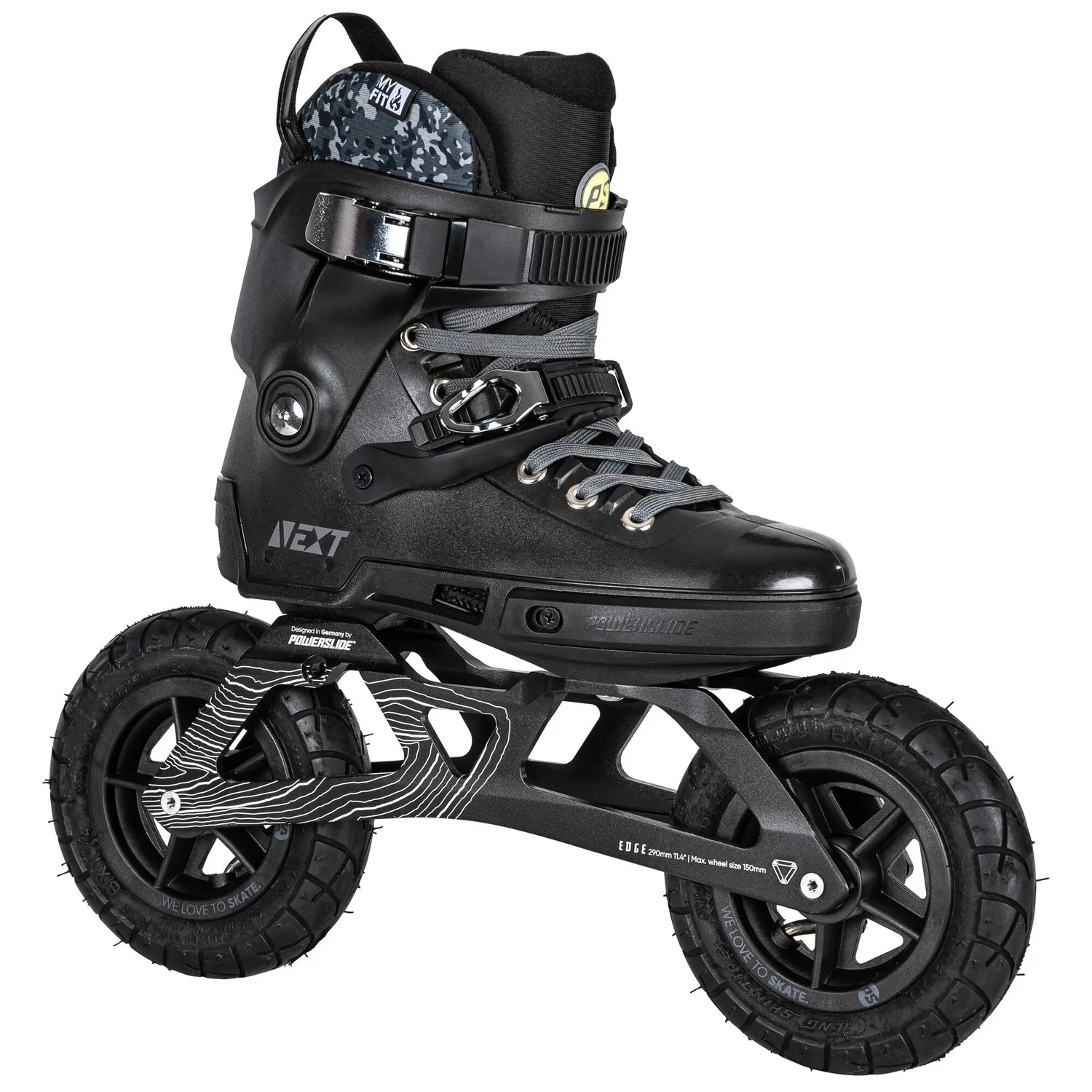 Powerslide Next Edge 150 SUV rulleskøjter 42-43 offroad