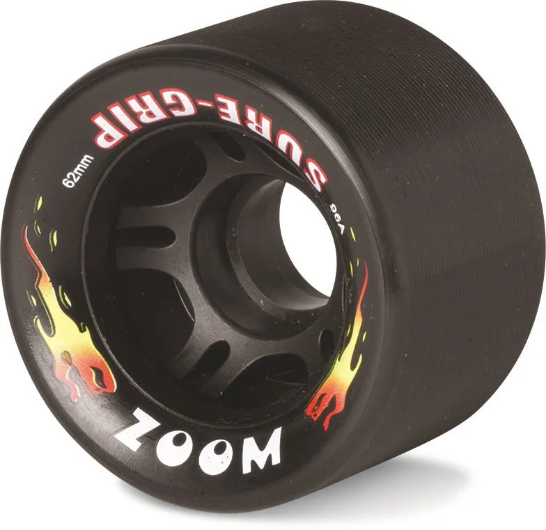 Sure-Grip Zoom 62mm speed hjul rød 8-pak urethane
