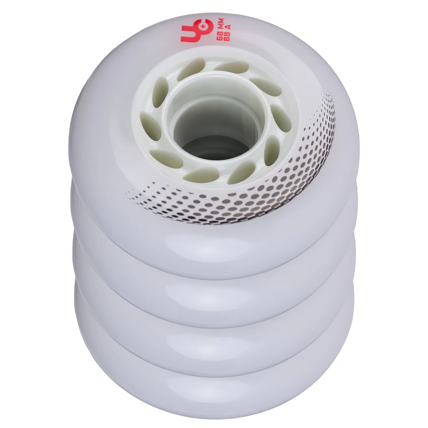 Undercover Vortex 68mm/88A hjul hvid 4-pak