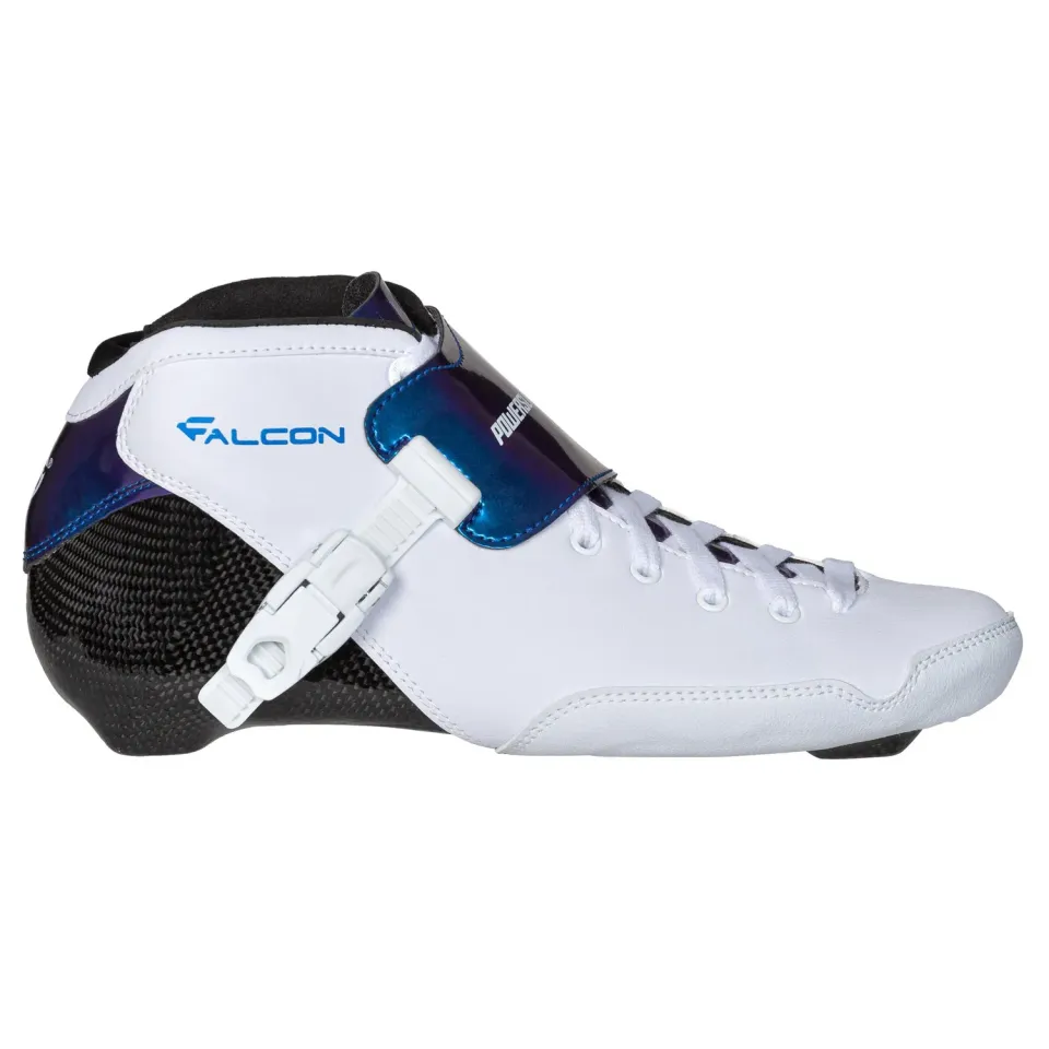 Powerslide Falcon White speedskøjtestøvle carbon