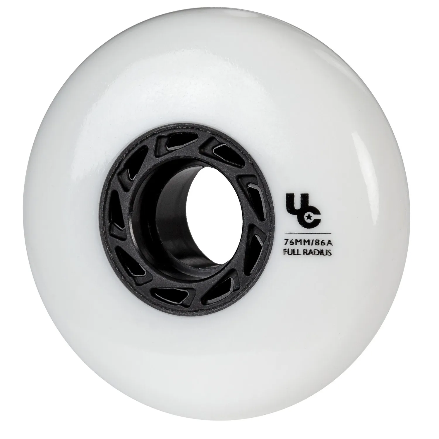 Undercover Team Hjul 76mm/86A Hvid 4-pak
