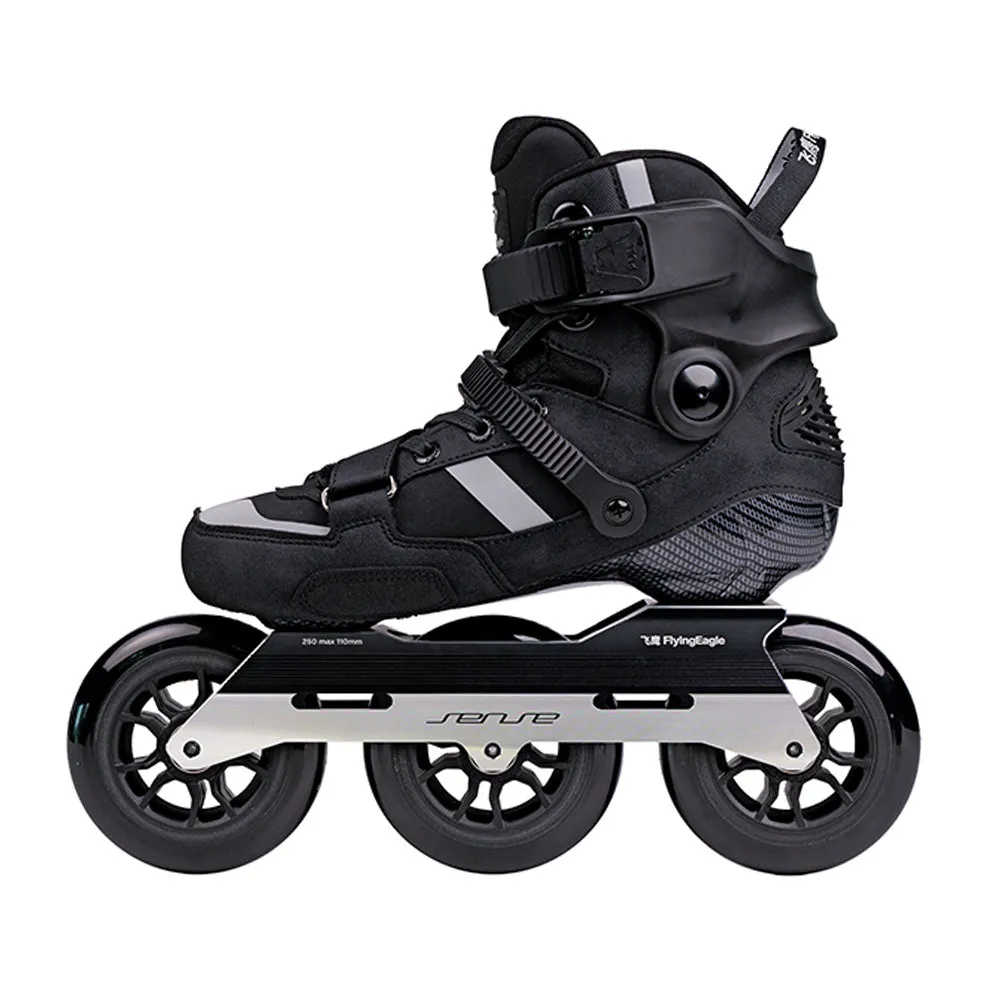 Flying Eagle Raptor T110 rulleskøjter sort 42 3x110mm speed
