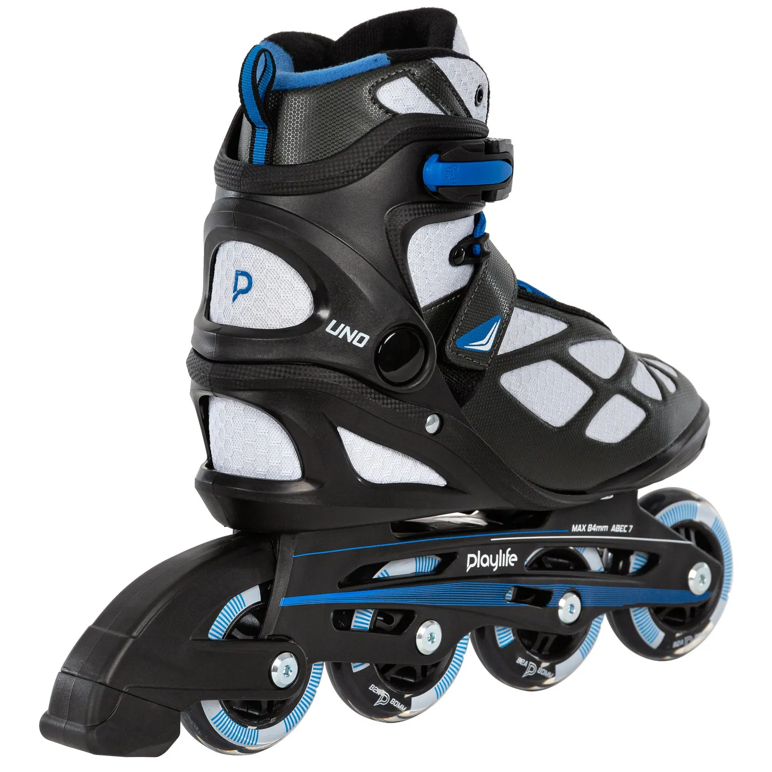 Playlife Uno Black 80 fitness-inliners sort 4x80