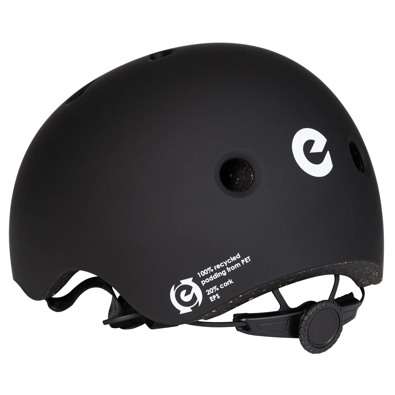 Ennui Urban Eco hjelm sort 54-58 cm bæredygtig