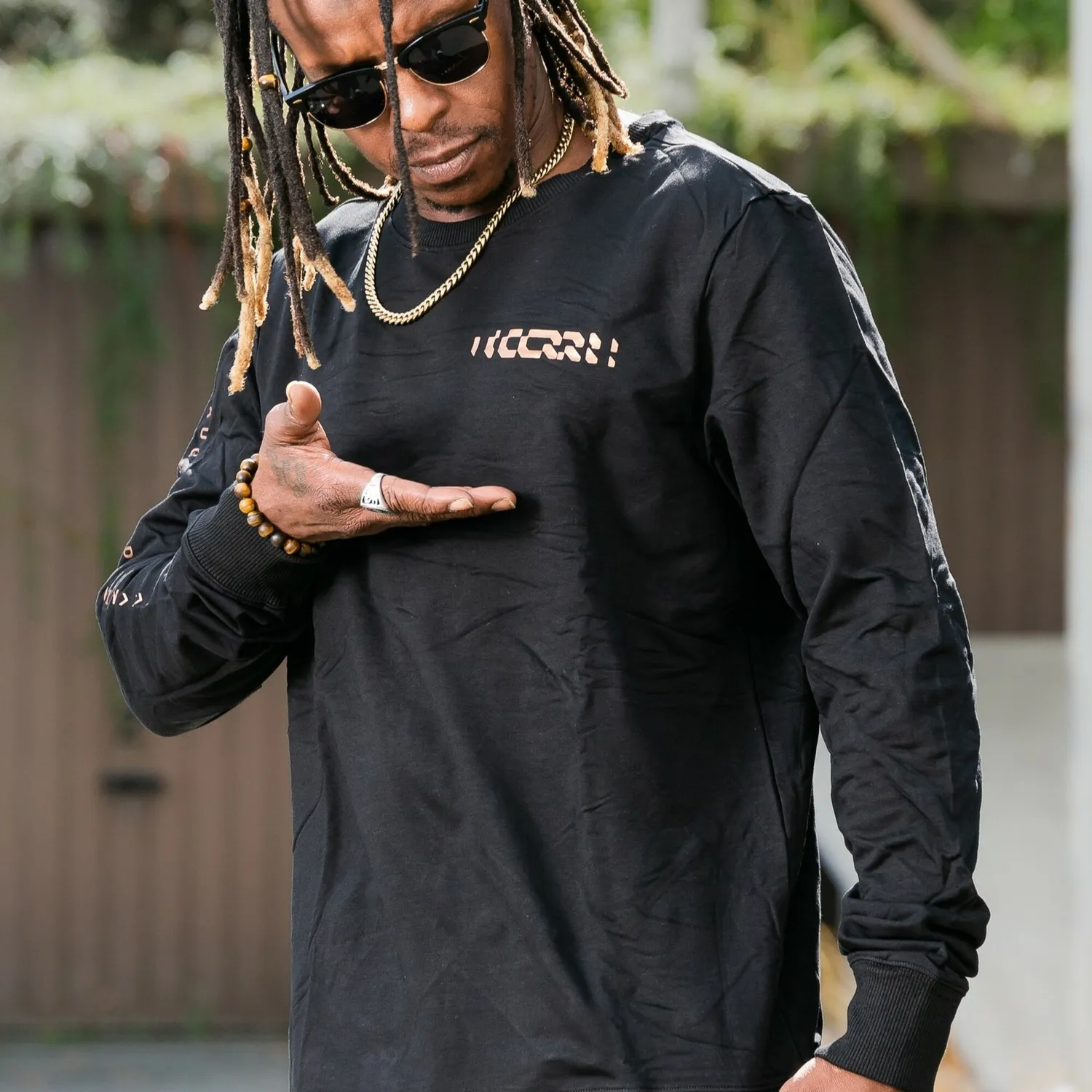 IQON Explore Half Way sweater bomuld logo standard fit