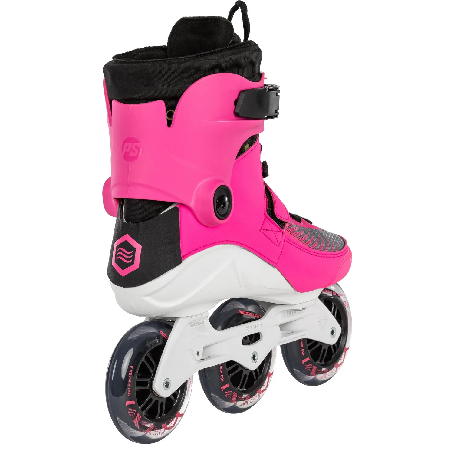 Powerslide Swell Electric Pink 100 rulleskøjter pink 3D
