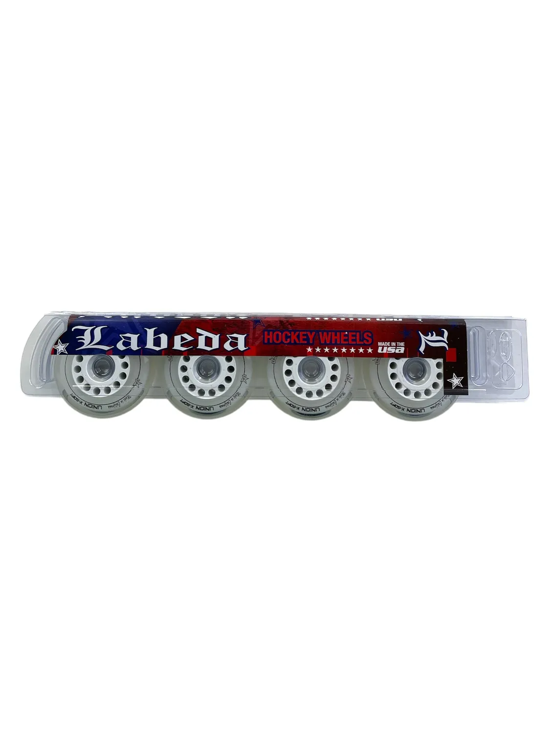 Labeda Union X-Soft rullehockeyhjul 76mm hvid single