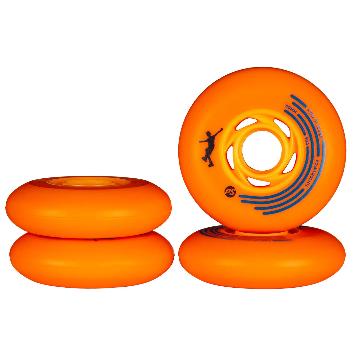 Powerslide King of Slides hjul 80mm 90A 4-pak