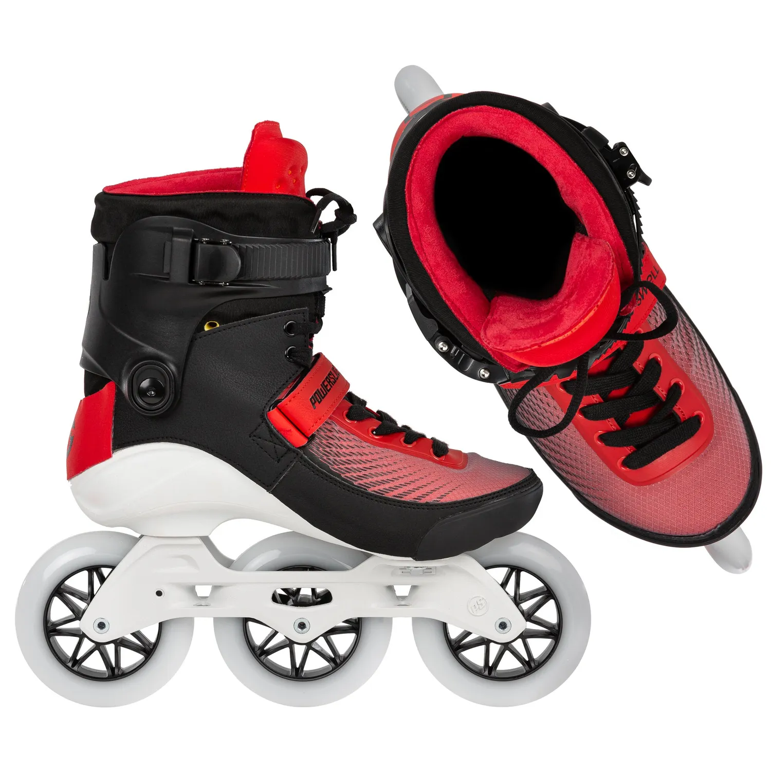 Powerslide Swell Bolt 110 inliners sort 3-hjulet fitness