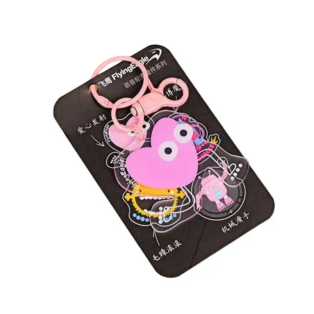 Flying Eagle Skating Monsters nøglering Love Shoot figur