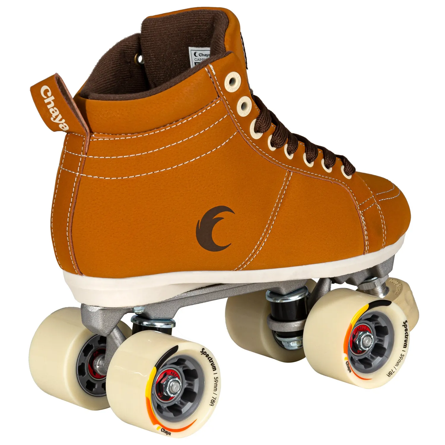 Chaya Cappuccino quad-rulleskøjter brun