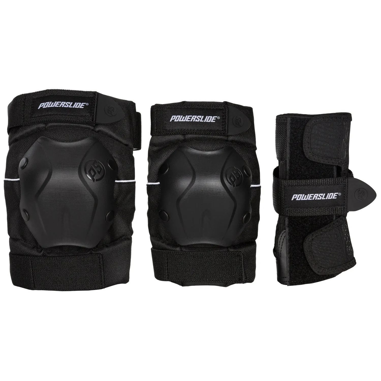 Powerslide Standard Black beskyttelsessæt sort