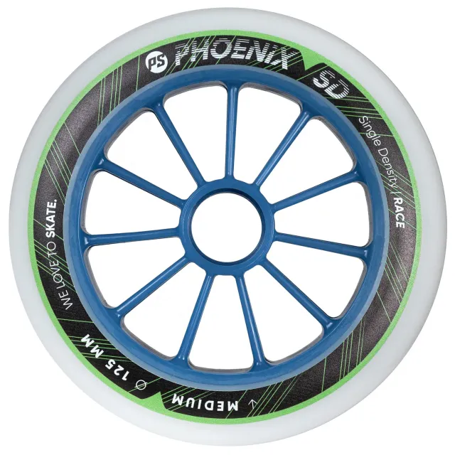 Powerslide Phoenix 125mm SD Medium hjul 6-pak 84A