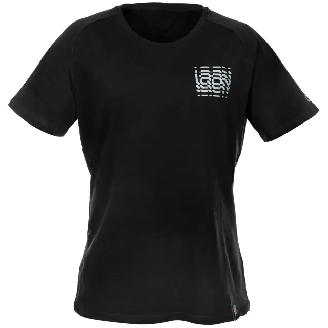 IQON Explore T-Shirt Q bomuld sort M løs pasform