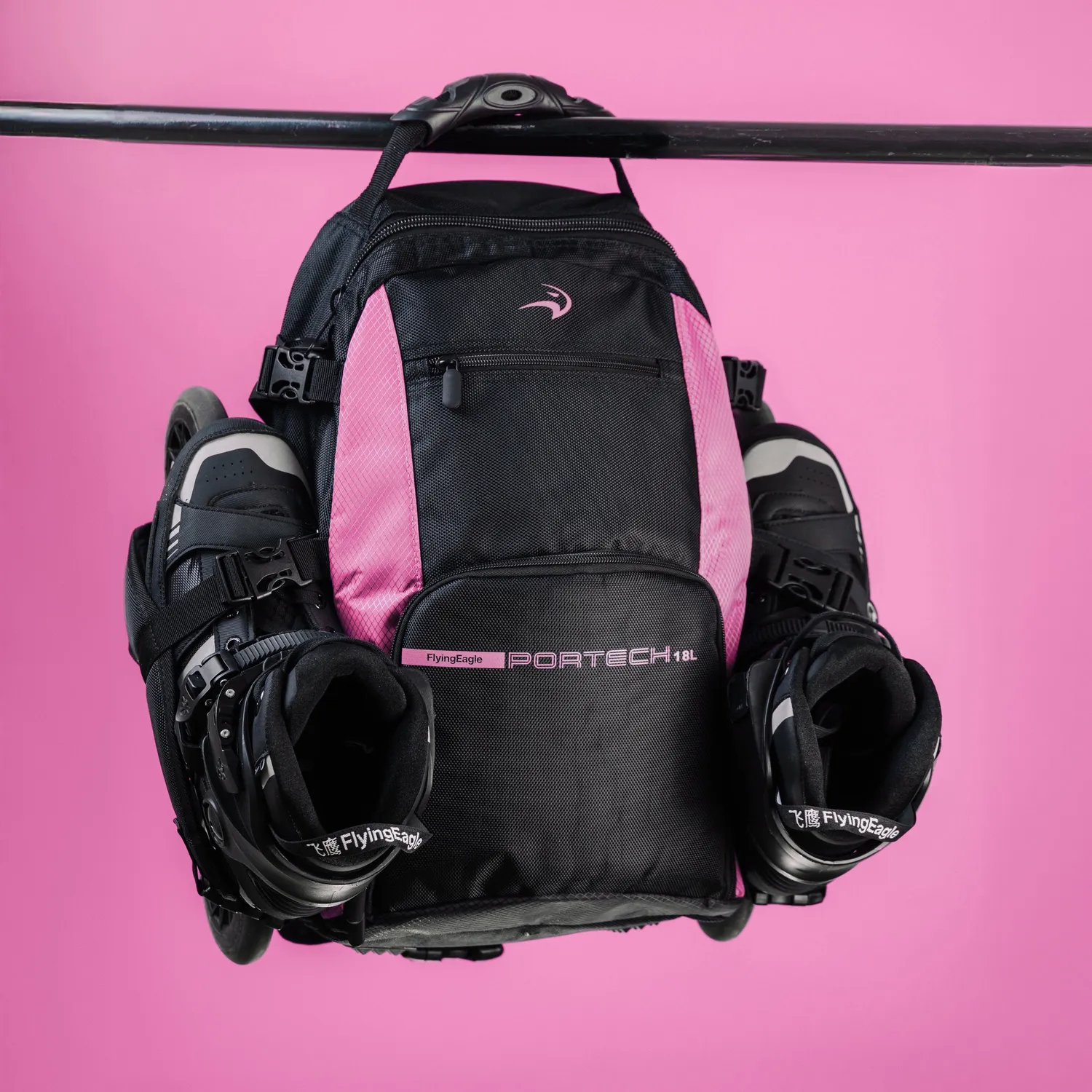 Flying Eagle Portech rygsæk sort 20L laptop