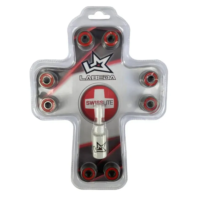 Labeda Swiss Lite kuglelejer 8mm 16 stk høj fart