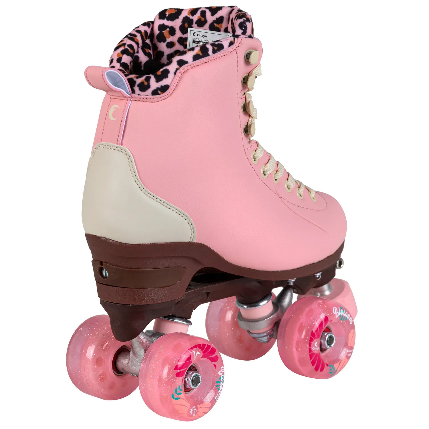 Chaya Miyu Pink Leopard rulleskøjter pink 62mm