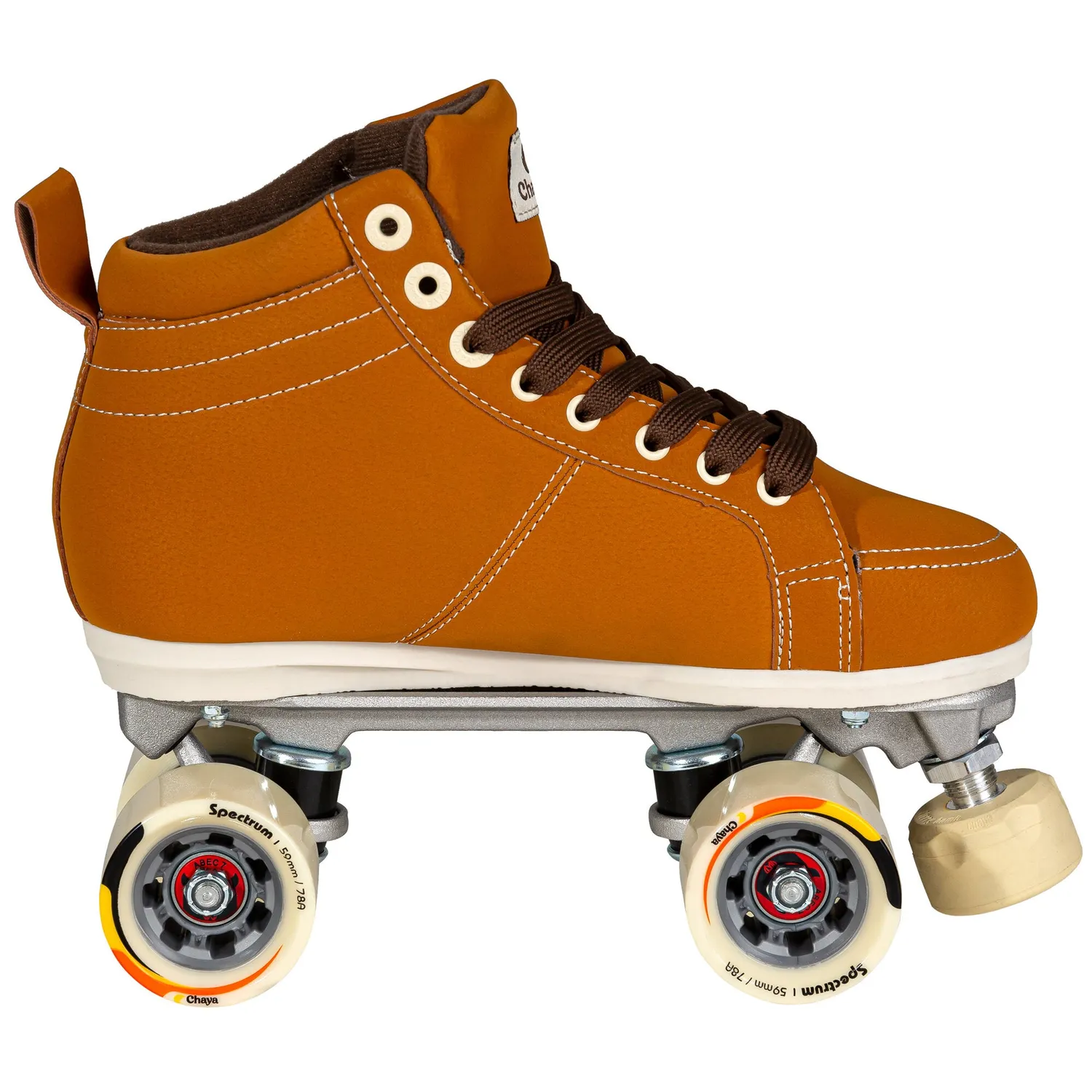 Chaya Cappuccino quad-rulleskøjter brun