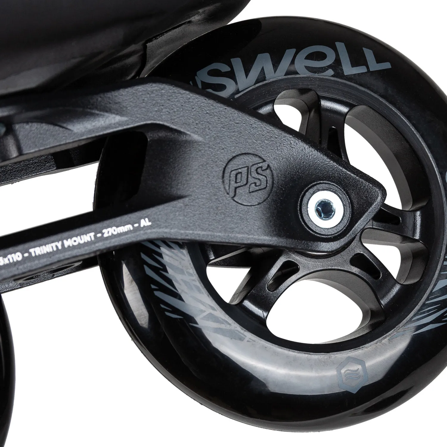 Powerslide Swell Triple Black 110 rulleskøjter sort