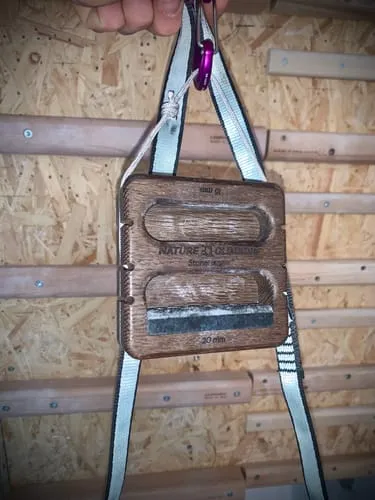 Nature Climbing Stone Hanger hangboard smoked granit 6-20mm