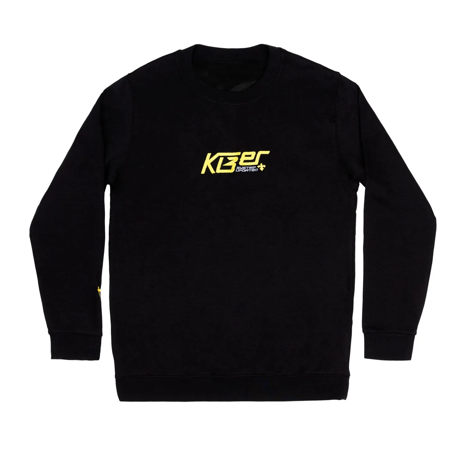 Kizer Classic Crew Neck sweatshirt sort bomuld