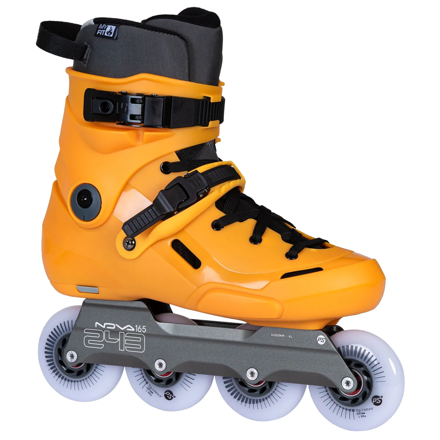 Powerslide Storm Mango 80 inliners orange hardboot