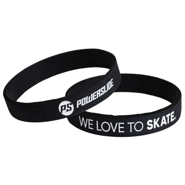 Powerslide We love to Skate armbånd sort fan