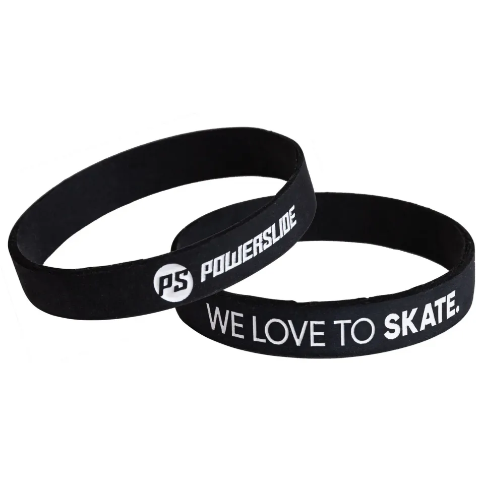 Powerslide We love to Skate armbånd sort fan