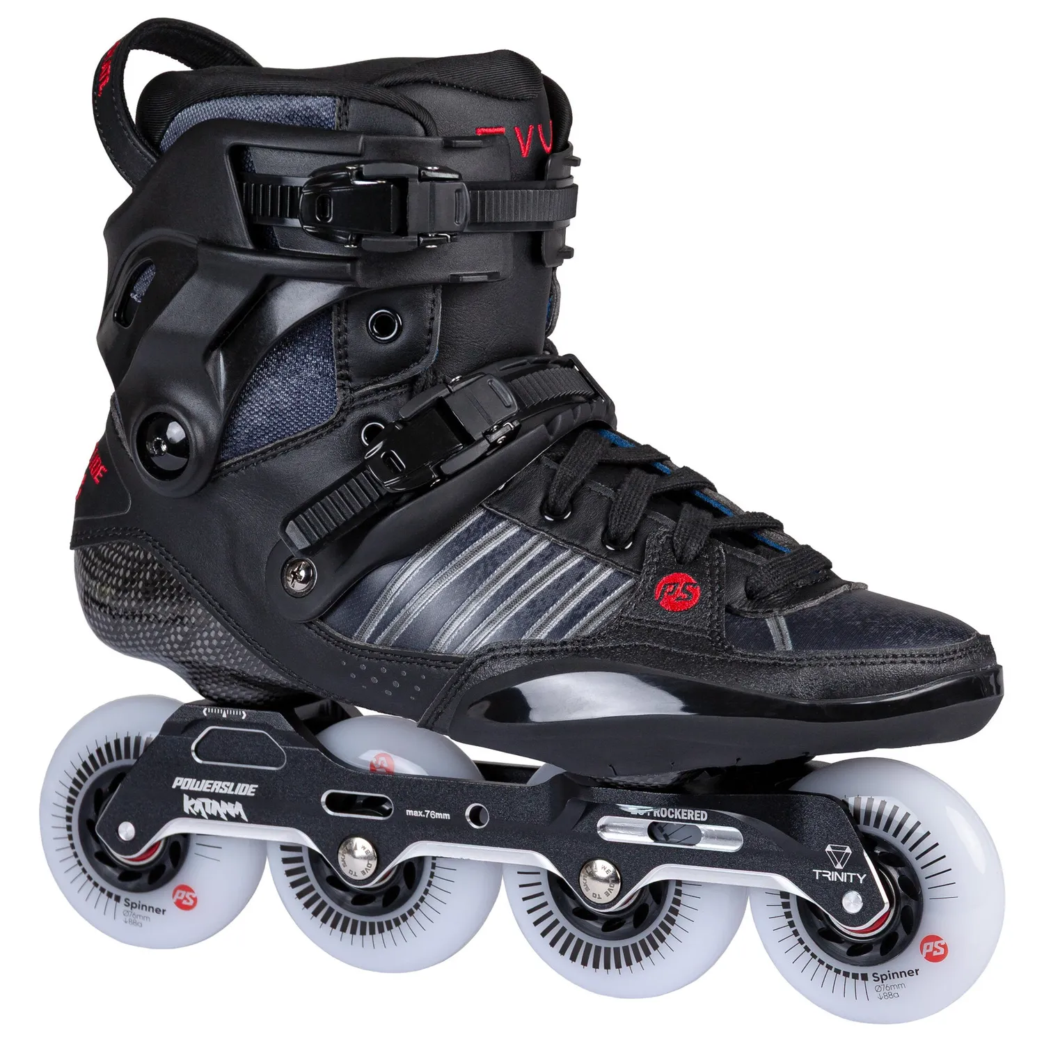 Powerslide HC Evo Pro freestyle rulleskøjter 42 carbon
