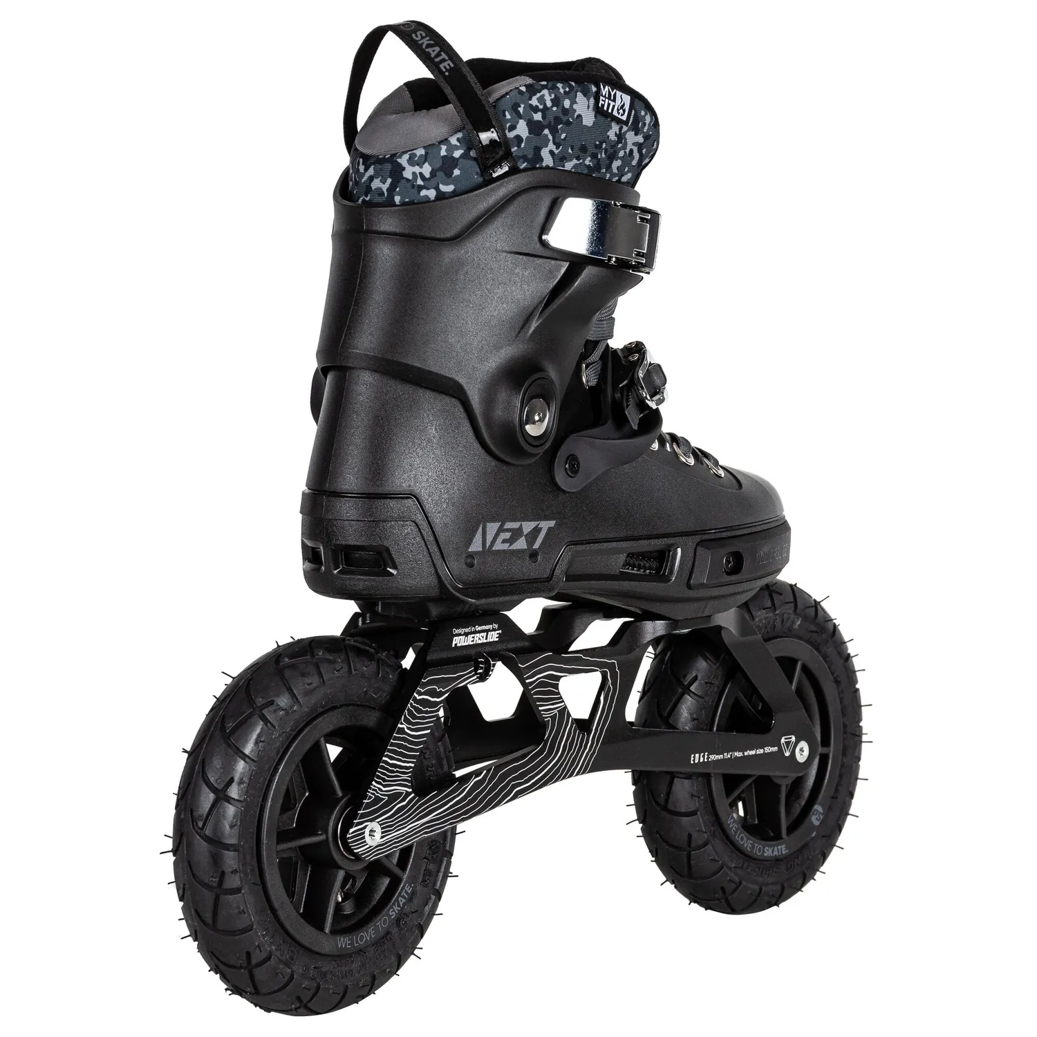 Powerslide Next Edge 150 SUV rulleskøjter 42-43 offroad
