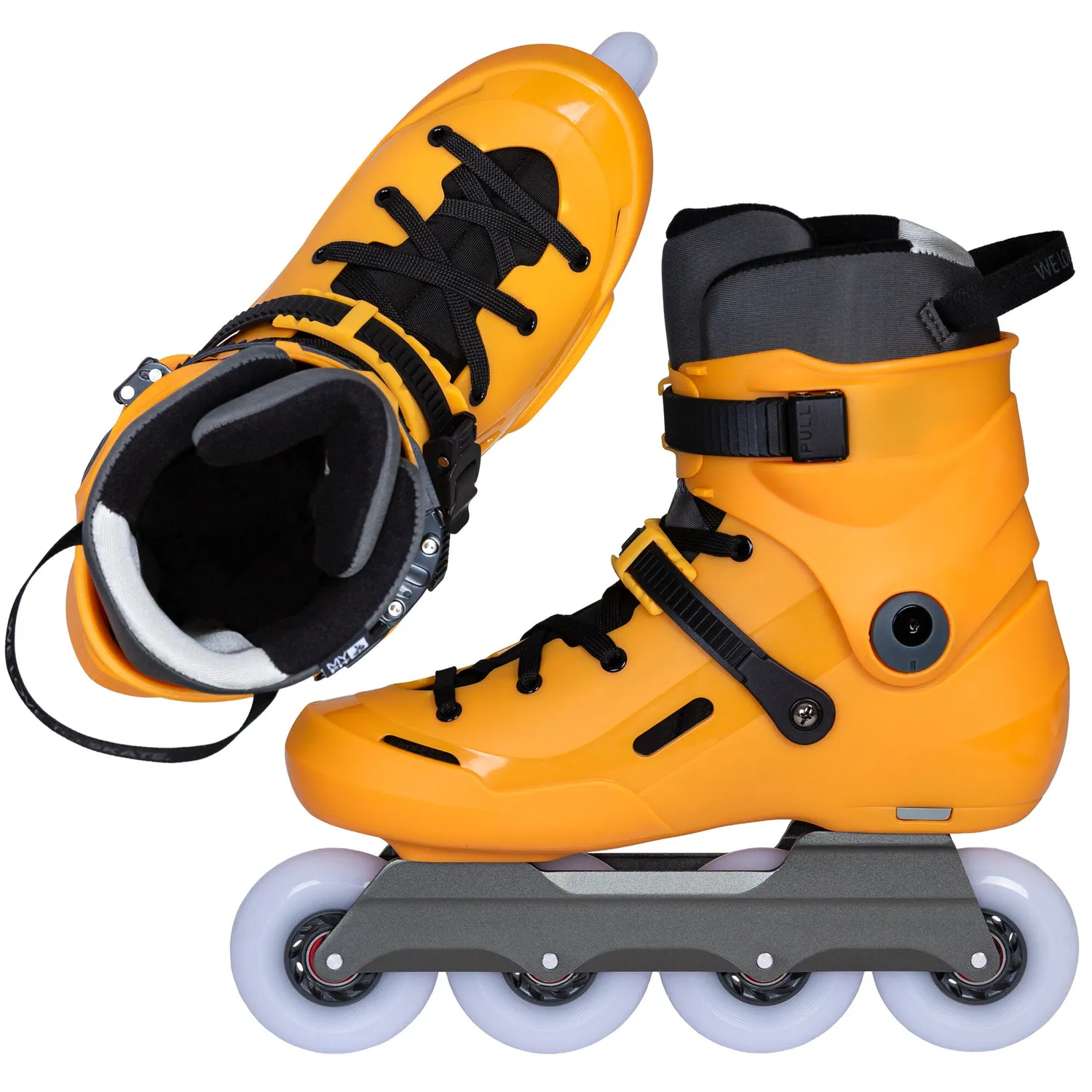 Powerslide Storm Mango 80 inliners orange hardboot