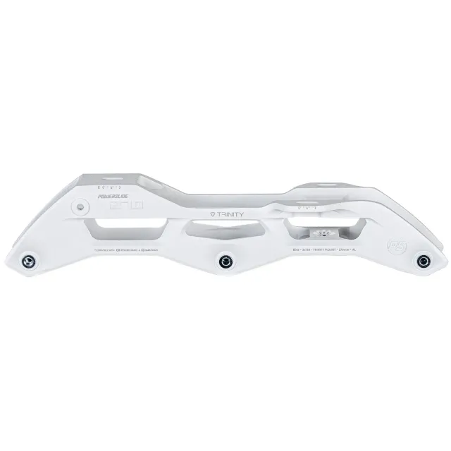 Powerslide Elite Syncro AL 270 rulleskøjtestel hvid 3x110