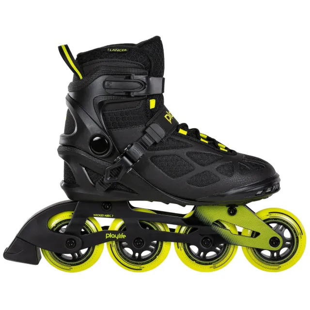 Playlife Lancer Black 84 fitness rulleskøjter sort