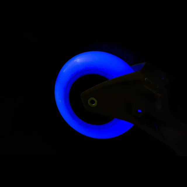 Powerslide Neons LED hjul blå 90mm 4-pak