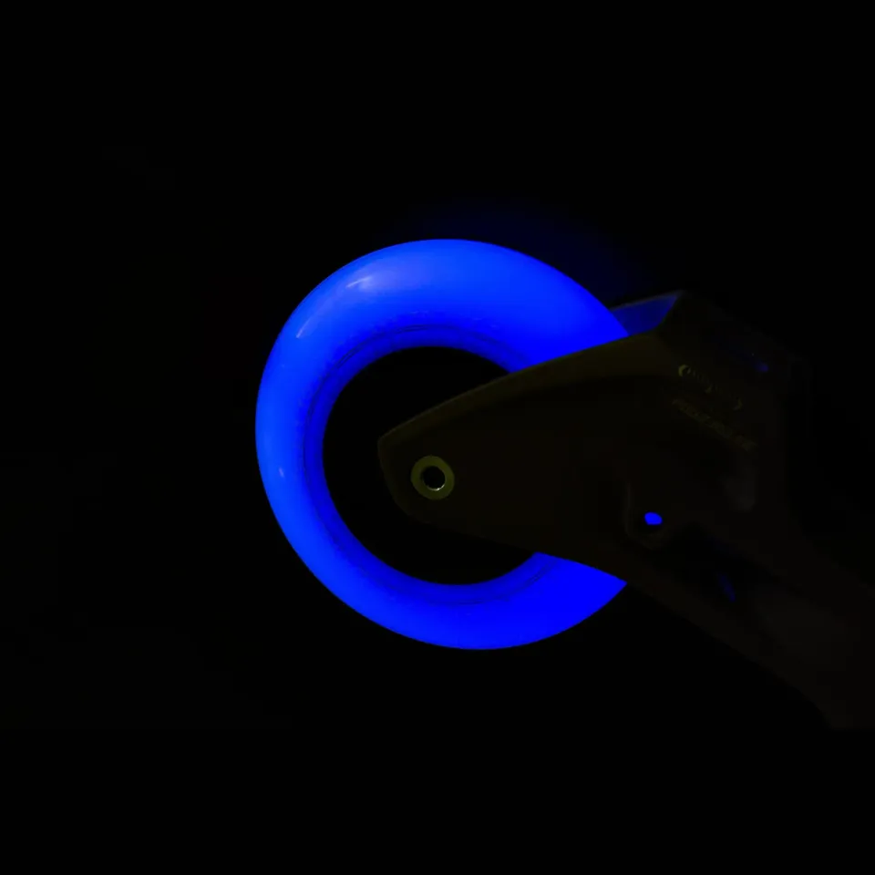 Powerslide Neons LED hjul blå 90mm 4-pak