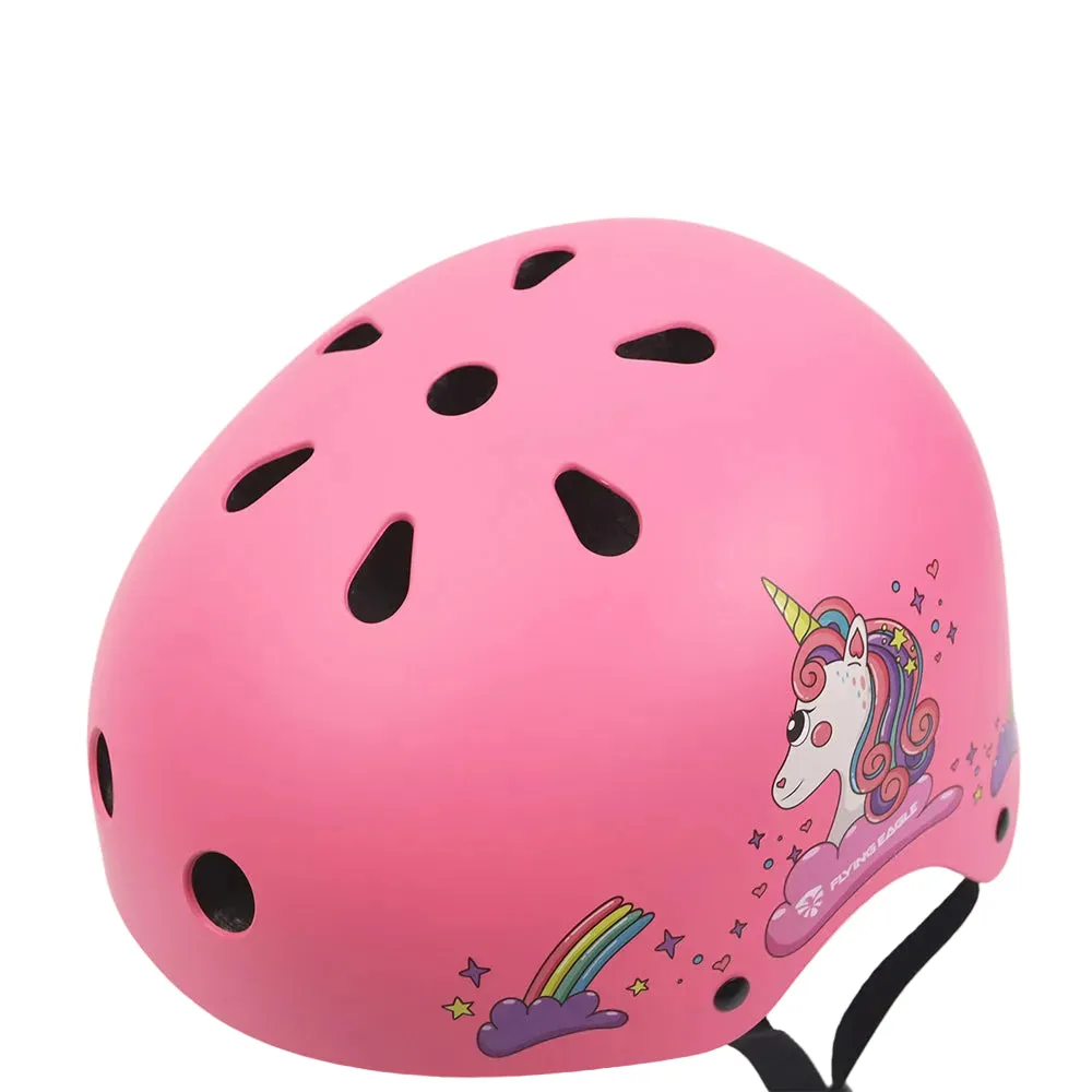 Flying Eagle Rider JR hjelm sort S 52-55 cm